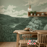 фотообои лесной пейзаж для гостиной купить